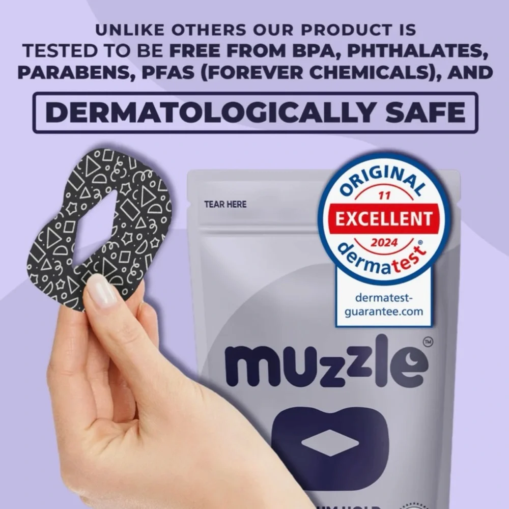 Mouth Tape Muzzle Sleep Youth Size Medium Hold 30 Count New Sealed Package - Picture 6 of 8